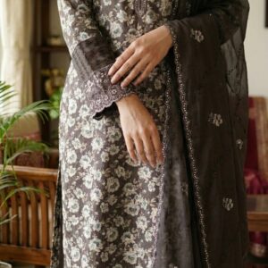 Floral Printed Kurti Pant Dupatta Set