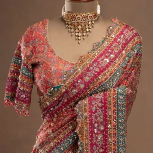 Saree with Readymade Elbow