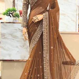 Embroidered Saree